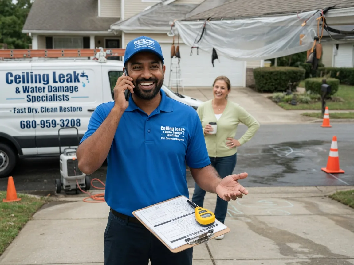 Ceiling Leak Cleanup Chimney Rock, NC FAQs